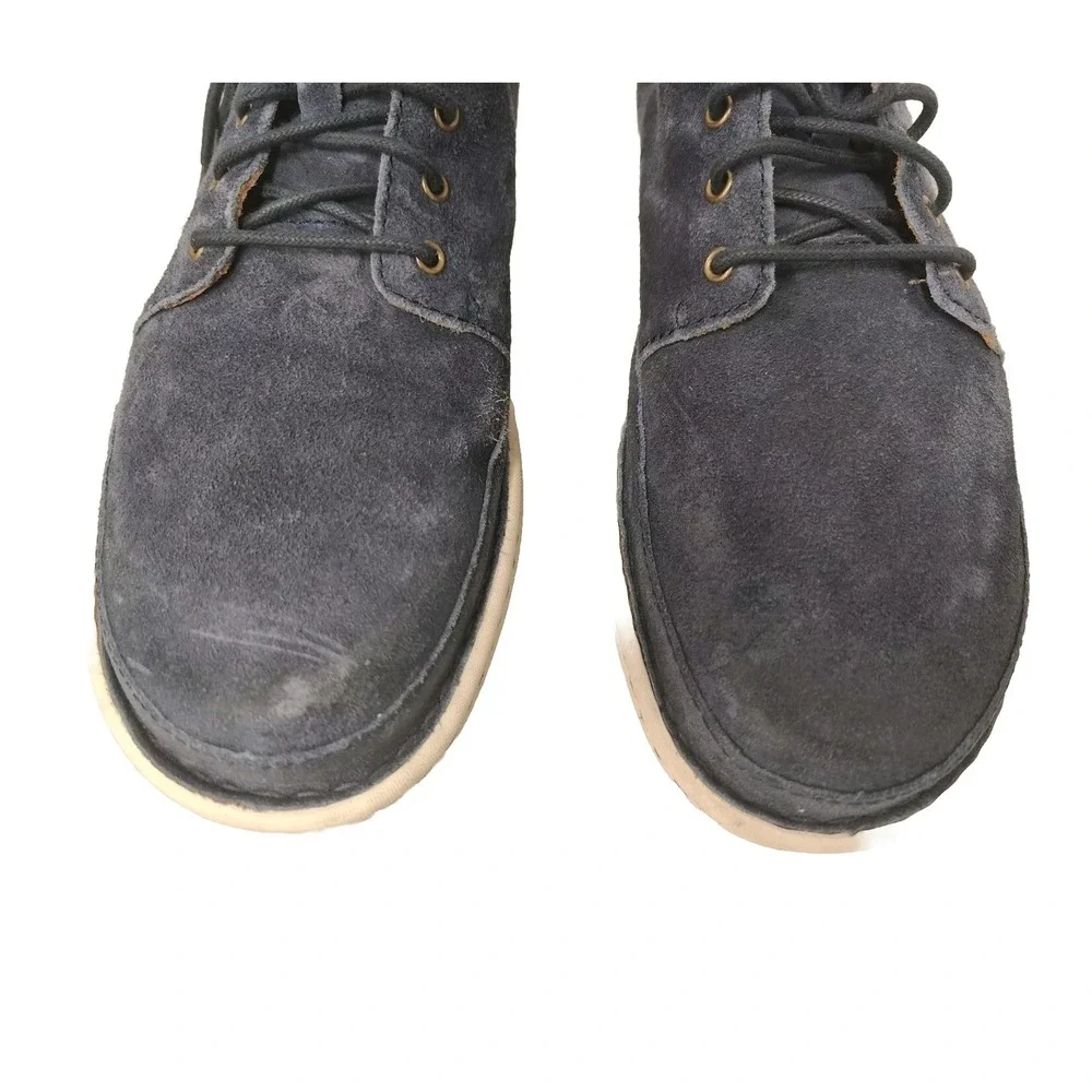 Born Nigel Mens Boot Size 11.5M Shark Blue SUEDE‎ H48332